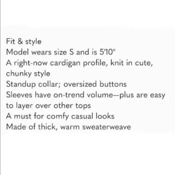 Who What Wear Oatmeal Heather Cardigan Sweater - Picture 6 of 6